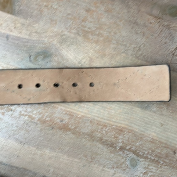 Michael Michael Kors Statement Belt Genuine Leather Studded Size Medium Black - Picture 7 of 7